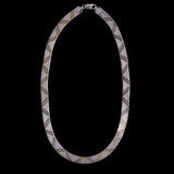 Milor Sterling Silver and Gold Tone Details Necklace
