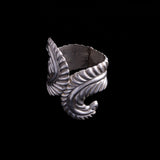 Sterling Silver Leaf Statement Bracelet