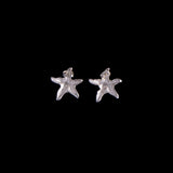 Sterling Silver Starfish Earrings