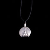 Vintage Sterling Silver Fluted Swirl Perfume Bottle