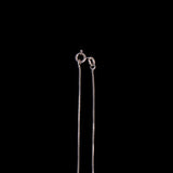 Black Onyx Pendant with Sterling Silver Flowers Necklace