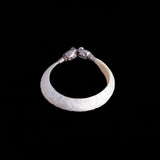Mother of Pearl and Silver Plated Cuff