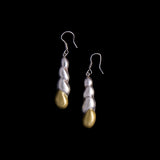Sterling Silver Taxco Tiered Drop Earrings