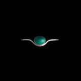 Sterling Silver Green Stone Malachite Bracelet