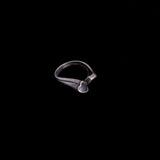 Sterling Silver Twin Heart Ring