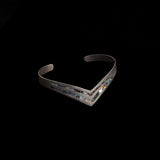 Vintage V Shaped Abalon Bracelet