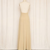 Armani Collezione Tan Silk Gown