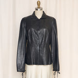 Roberto Cavalli Late 90's Leather Biker Jacket