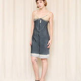 Prada Embelished Silk Slip