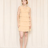 See by Chloe Silk Layered Mini Dress