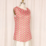 Ruh Floral Print Silk Top