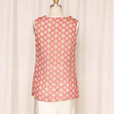 Ruh Floral Print Silk Top