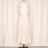 Antique Lace and Silk Wrap Skirt