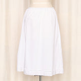 Vintage Cotton White Slip Skirt