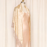 Ralph Lauren Vintage Gold Silk Shawl