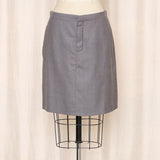 Chloe Vintage Grey Pencil Skirt