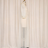 Vintage Sheer Robe with Satin Embroidered Collar