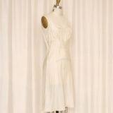 Vintage Ivory Silk Handmade Slip