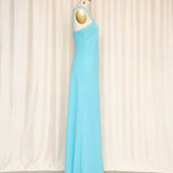 Chelsea Nites Blue Beaded Gown