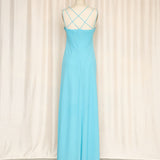 Chelsea Nites Blue Beaded Gown