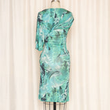Ungaro Green Floral Silk Dress