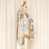 Just Cavalli Multicolored Ruffled Blouse