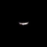 Sterling Silver and 14k Gold Princess Cut Ring