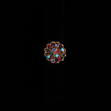 14K Multicolored Stone Ring