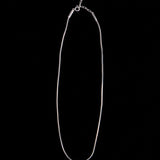 Sterling Silver and Blue Gemstone Choker Necklace