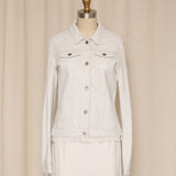 JKT NYC White Leather Jacket