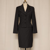 Escada Striped Skirt Suit