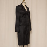 Escada Striped Skirt Suit