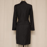 Escada Striped Skirt Suit