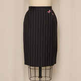 Escada Striped Skirt Suit