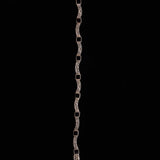 Sterling Silver Link Bracelet with Onyx Stones