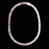 Sterling Silver Link Necklace, Made in Italy