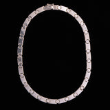Sterling Silver Link Necklace, Made in Italy