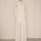 Odette Barsa Lace Bridal Dressing Gown