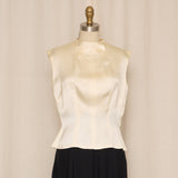 Cadillac Originals 1950s Sleeveless Blouse with Bow Details