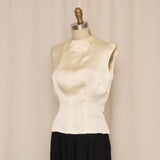 Cadillac Originals 1950s Sleeveless Blouse with Bow Details