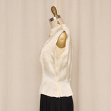 Cadillac Originals 1950s Sleeveless Blouse with Bow Details