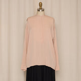 Helmut Lang Silk Back Bows Detail Blouse