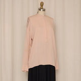 Helmut Lang Silk Back Bows Detail Blouse