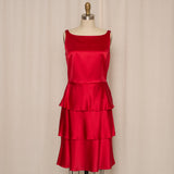 Sara Campbell Silk Red Dress