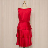Sara Campbell Silk Red Dress