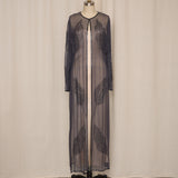 J Kara Beaded Silk Duster
