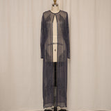 J Kara Beaded Silk Duster