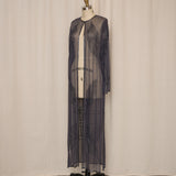 J Kara Beaded Silk Duster
