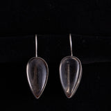 Sterling Silver Teardrop Quartz Earrings