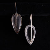Sterling Silver Teardrop Quartz Earrings